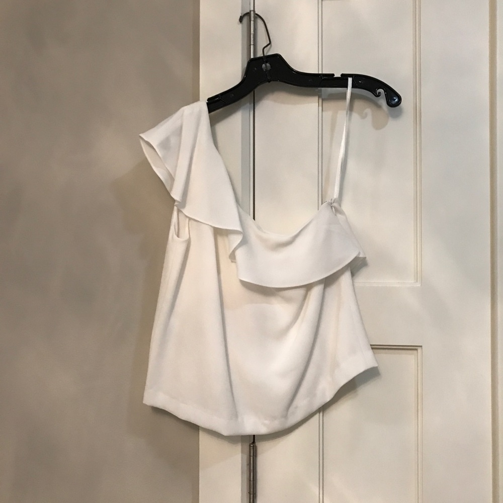 Club Monaco one shouldered top - Picture 3 of 4